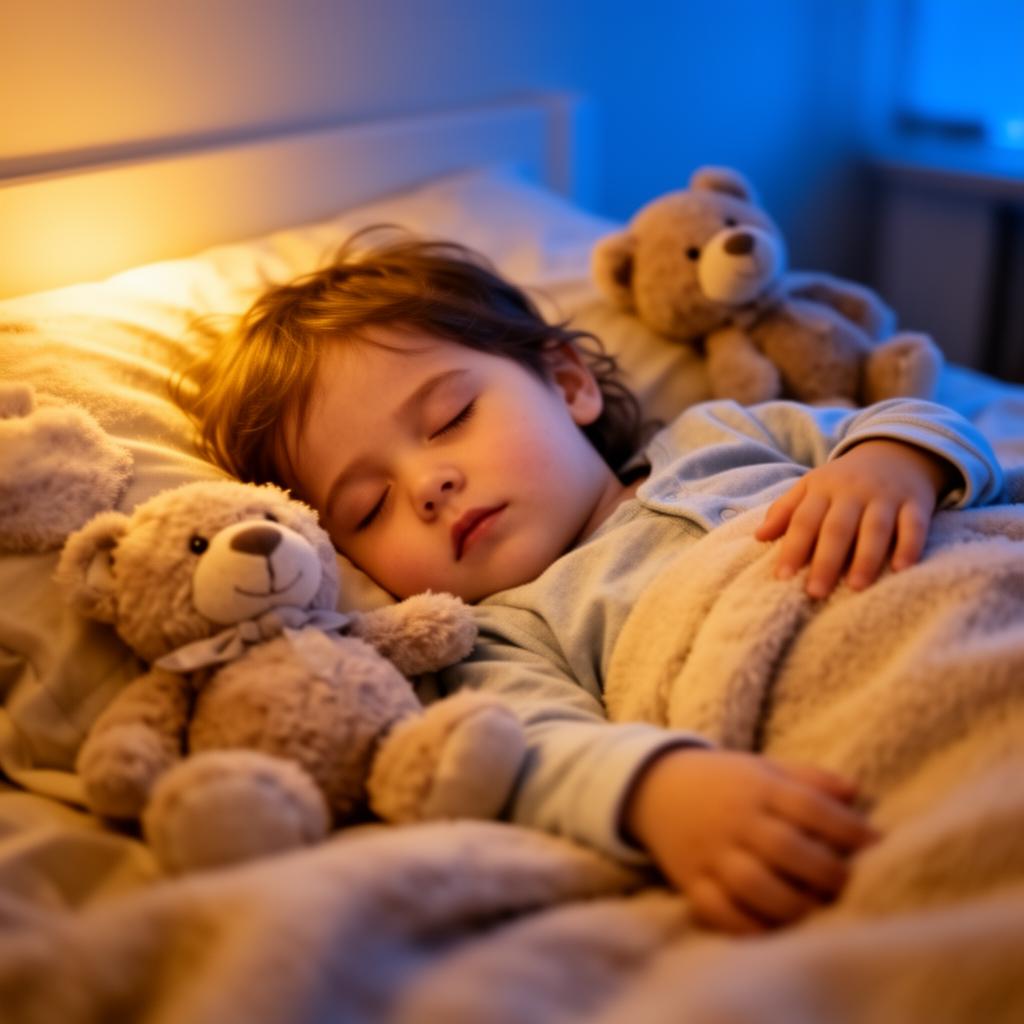 Peaceful sleeping child